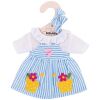 Bigjigs Toys Blau gestreiftes Kleid für Puppe 28 cm