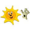 DoDo Holzdekorationsmagnet Sonne