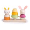Bigjigs Baby Motorisiertes ausfahrbares Spielzeug Fuchs und Hase