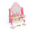 Bigjigs Toys Kosmetiktisch aus Holz rosa