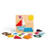 Bigjigs Toys Schnürspiel aus Holz Geometrische Formen