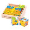 Bigjigs Toys Bild Würfel Würfel Safari 9 Würfel