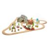 Bigjigs Rail Wild West Holzeisenbahnschiene 62 Teile