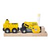 Bigjigs Rail Nachbildung der historischen Lokomotive Rocket + 2 Gleise