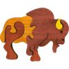 Fauna Massivholzpuzzle kleiner Wisent