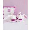 Doudou-Geschenkset - Set von Schuhen mit Rasseln Kaninchen 6-12 Monate