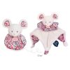 Doudou Schläfrige Maus rosa 3in1