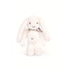 Doudou Plüschhase mit Schal weiß 35 cm