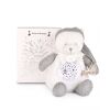 Doudou Geschenkset Musikalisches Nachtlicht mit Projektion Grauer Teddybär