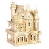 Woodcraft 3D Puzzle aus Holz Prächtige Villa Natur