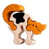 Fauna Massivholzpuzzle kleine Katze