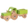 Goki Holztraktor mit Anhänger