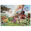 HOP Puzzle Kinder an der Bahnstrecke 1000 Teile