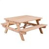Bigjigs Toys Picknickbank aus Holz für Puppen