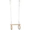small foot Holztrapez mit Gymnastikringen 2  in 1