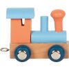 small foot Buchstabenzug Polar Lokomotive orange
