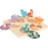 small foot Setzpuzzle und Memo aus Holz Dino