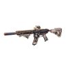 RoboTime 3D-Holzpuzzle Gewehr zum Verschießen von Gummibändern M416 Carbine