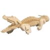 Woodcraft Holzpuzzle 3D Krokodil