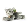 Rappa Plüschkatze grau liegend 30 cm ECO-FRIENDLY