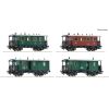 Roco 4-teiliges Set Personenzug kkStB - 6200190