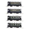 Roco 4-teiliges Set von Personenwagen K.Bay.Sts.B. - 6200197