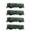 Roco 4-teiliges Set Personenwagen Rybák ČSD - 6200282