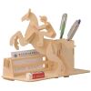 Woodcraft Holz 3D Puzzle Bleistift Stand Racing