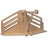 Woodcraft hölzerne 3D Puzzle Bleistift Stand Gewichtheben