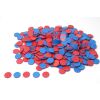 Wissner Wendeplättchen rot/blau 400 Stück