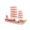 Woodcraft Hölzernes 3D Puzzle Japanisches Segelschiff