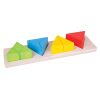 Bigjigs Toys Einlegepuzzle Brüche Dreiecke