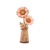RoboTime 3D-Holzpuzzle Orange Gerbera