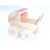Kinderwagen für Puppen natur