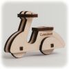 CuteWood 3D Puzzle Moped aus Holz