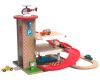 2Kids Toys Holzgarage mit Eisenbahn