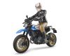Bruder 63051 BWORLD Motorrad Scrambler Ducati Cafe Racer mit Fahrer