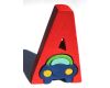 Fauna Alphabet Buchstabe A Auto