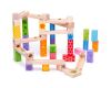 Bigjigs Toys Hölzerne Kugelbahn bunt