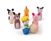 Bigjigs Toys Hölzerne Kegelfarm