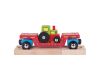 Bigjigs Rail Wagon mit Traktor + 2 Gleise