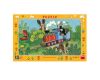 Dino Papierpuzzle Maulwurf und Lokomotive15 Teile