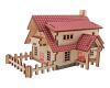 Woodcraft Hölzernes 3D Puzzle Ranch
