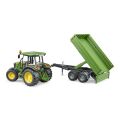 Bruder John Deere Traktor mit Walze