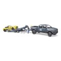 Bruder Off-Road Auto RAM mit Sportwagen und Figur