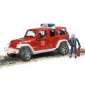 Bruder Red Fire JEEP WRANGLER mit Figur und Zubehör