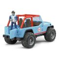 Bruder Blue Auto JEEP mit Fahrer