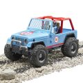 Bruder Blue Auto JEEP mit Fahrer