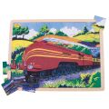 Bigjigs Toys Holzpuzzle historischer Zug Duchess of Hamilton 35 Teile