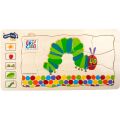 small foot Holzeinsatz Puzzle - Hungrige Raupe
